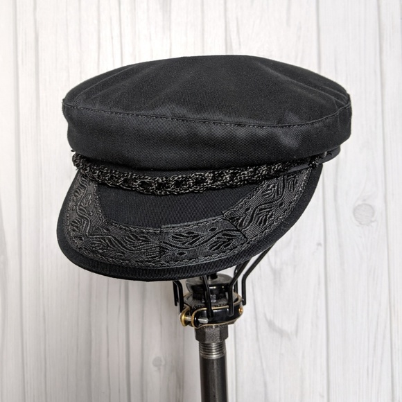 Accessories - Authentic Greek Fisherman's Cap Black Braiding